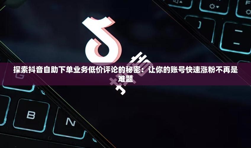 抖音业务自助下单新选择，低价高效，开启营销新篇章