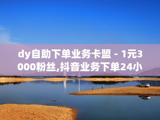 抖音卡盟自助下单平台网站-抖音永久粉丝自助网站
