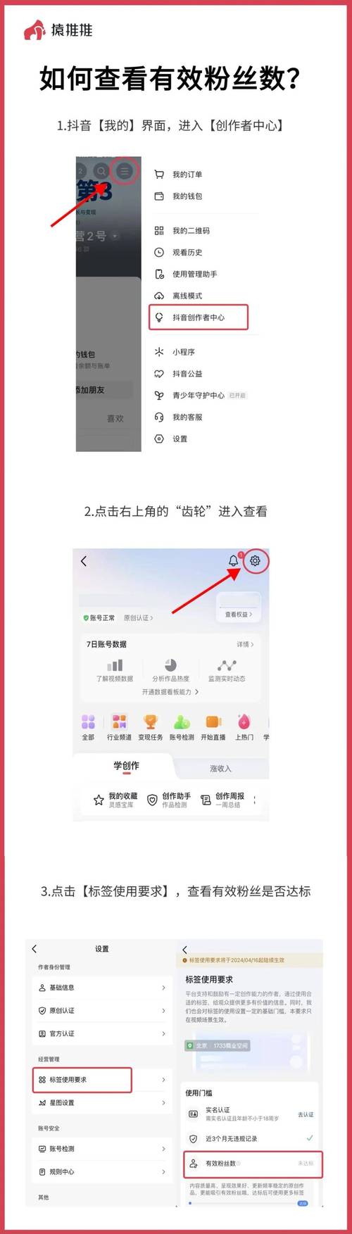 抖音有效粉丝怎么查询,关于抖音有效粉丝查询的全面解析!