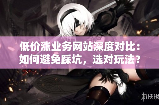 低价涨业务网站深度对比：如何避免踩坑，选对玩法？