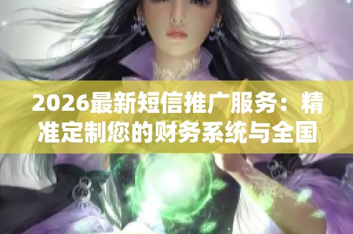 2026最新短信推广服务：精准定制您的财务系统与全国客服人工电话解决方案