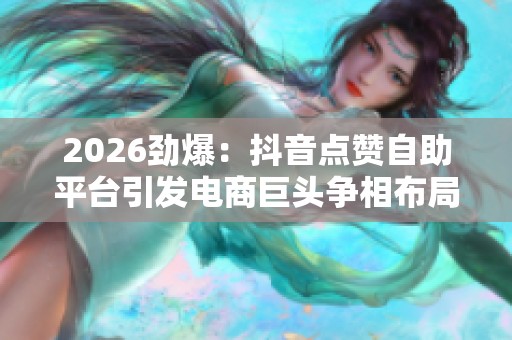 2026劲爆:抖音点赞自助平台引发电商巨头争相布局潮流 2026劲爆:抖音点赞自助平台引发电商巨头争相布局潮流