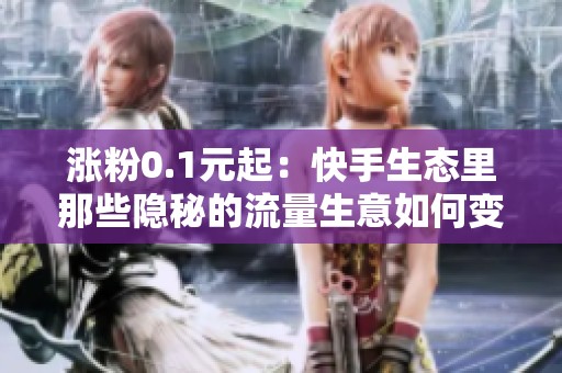 涨粉0.1元起:快手生态里那些隐秘的流量生意如何变迁 2018年前后 涨粉0.1元起:快手生态里那些隐秘的流量生意如何变迁 2018年前后