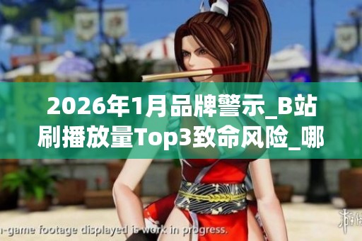2026年1月品牌警示_B站刷播放量Top3致命风险_哪个好_深度揭露优 2026年1月品牌警示_B站刷播放量Top3致命风险_哪个好_深度揭露优