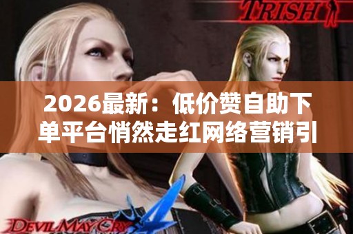 2026最新:低价赞自助下单平台悄然走红网络营销引流新策略引关注 2026最新:低价赞自助下单平台悄然走红网络营销引流新策略引关注