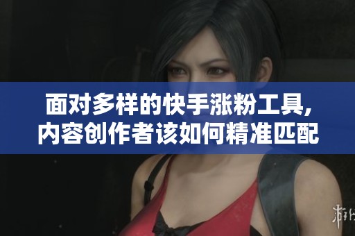面对多样的快手涨粉工具,内容创作者该如何精准匹配自身需求 面对多样的快手涨粉工具,内容创作者该如何精准匹配自身需求